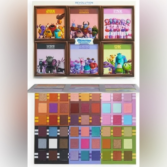 Disney/Pixar NWOT Monsters University Fraternity Revolution Makeup Palette - Picture 5 of 6